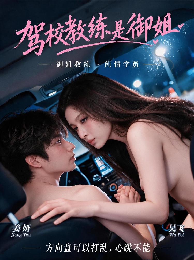 驾校教练是御姐 - 毒舌女魔头教练车震高清原创短剧封面