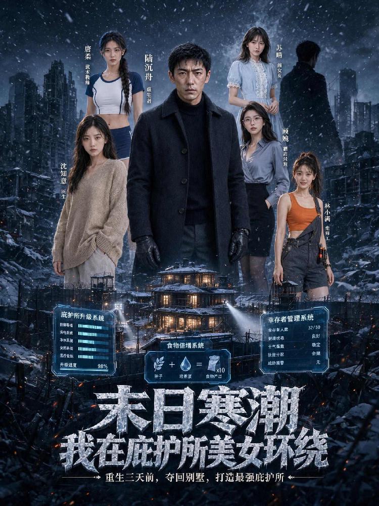 末日寒潮我在庇护所美女环绕 末日庇护所大尺度拥美狂欢封面